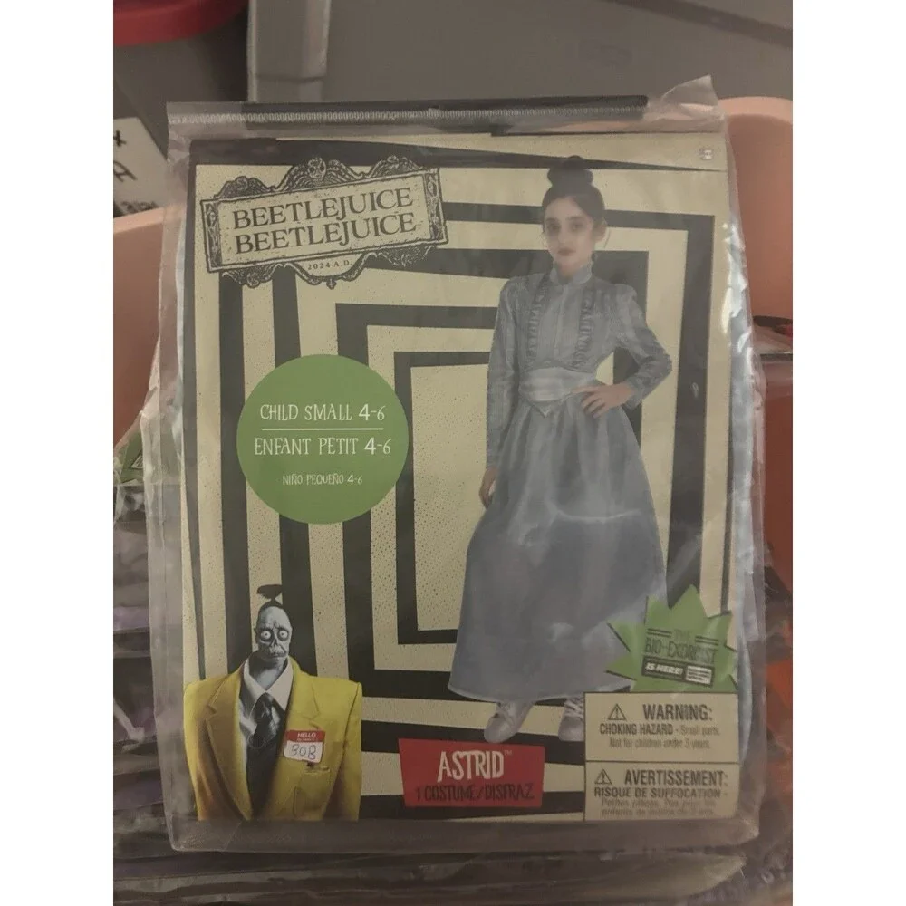 Beetlejuice Astrid Costume Child Small 4-6